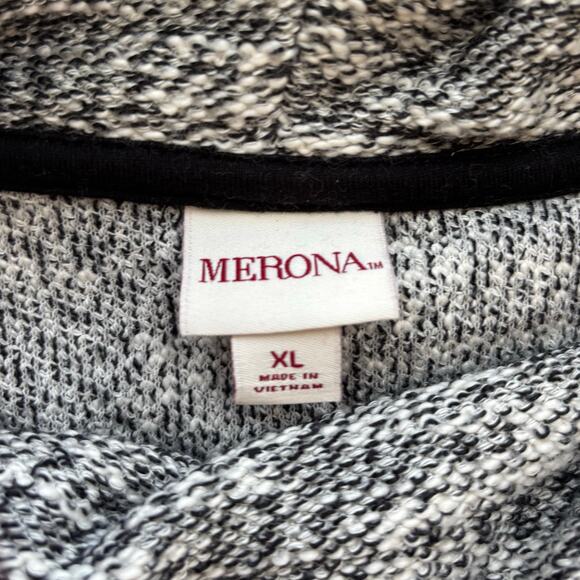 Merona Merle Gray / Asphalt Turtleneck Sweater Size XL - Picture 8 of 11